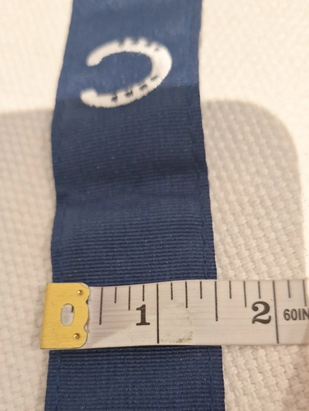 Vinyard Vines By Shep And Ian Canvas D-Ring Belt Horseshoe Equestrian Pattern